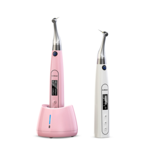 Bezszczotkowy mikrosilnik endodontyczny z endometrem wbudowanym w rękojeść